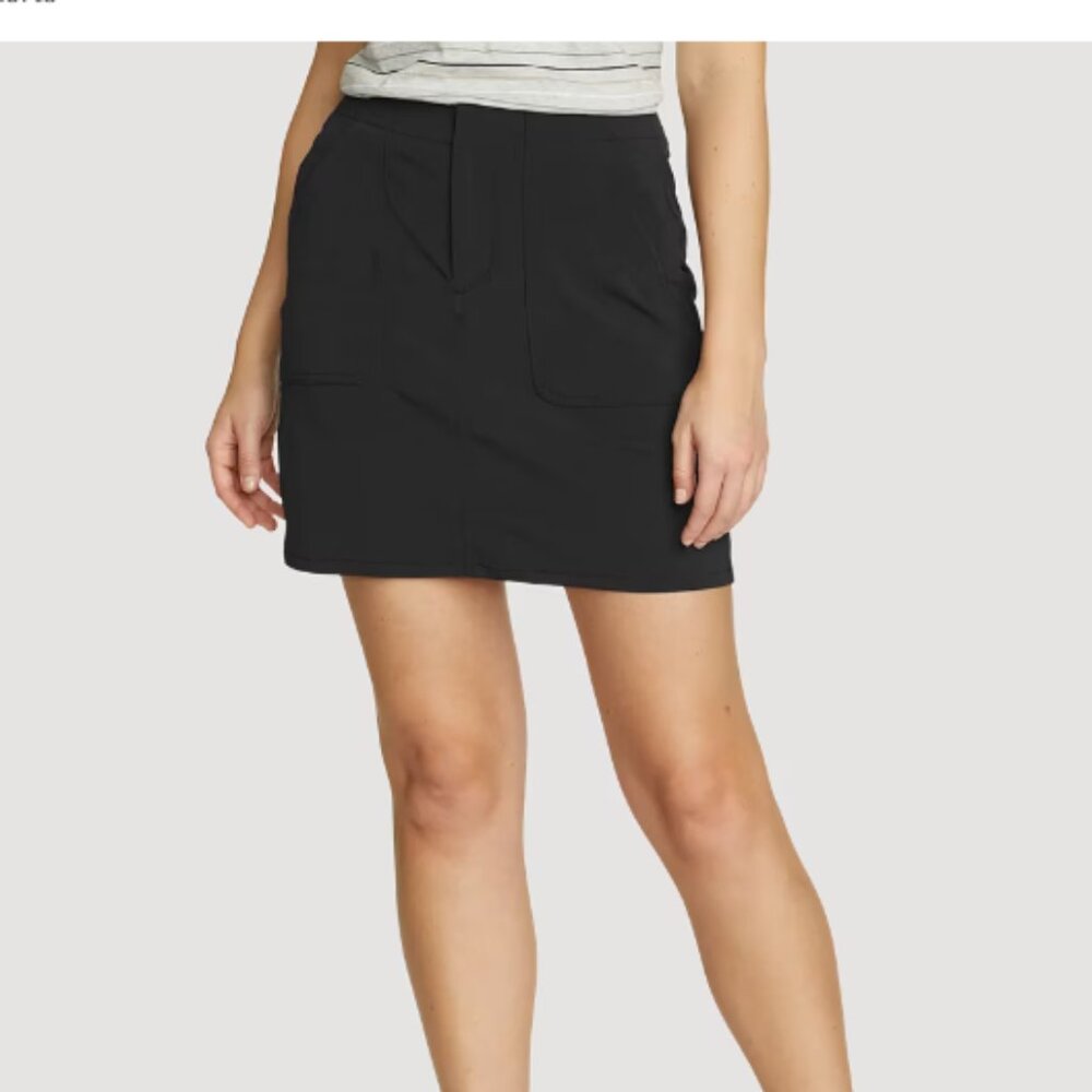 Eddie Bauer Horizon‎ High-Rise Skort - Sz 12 Tall - Black